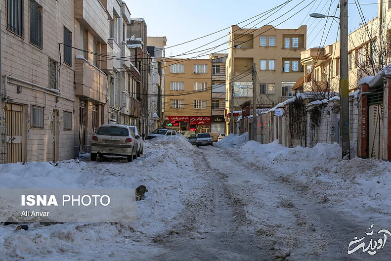 (تصاویر) اردبیل پس از ۱۰ روز بارش برف